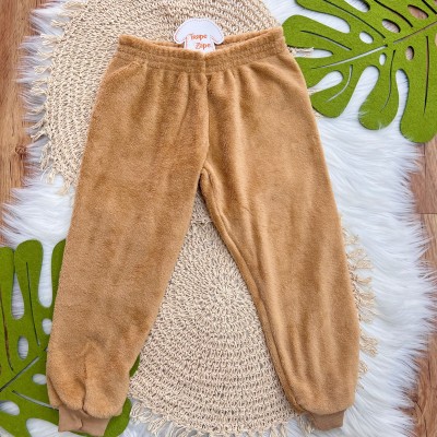 Conj. Casaco Paradise e Calça de Pelinho - Caramelo